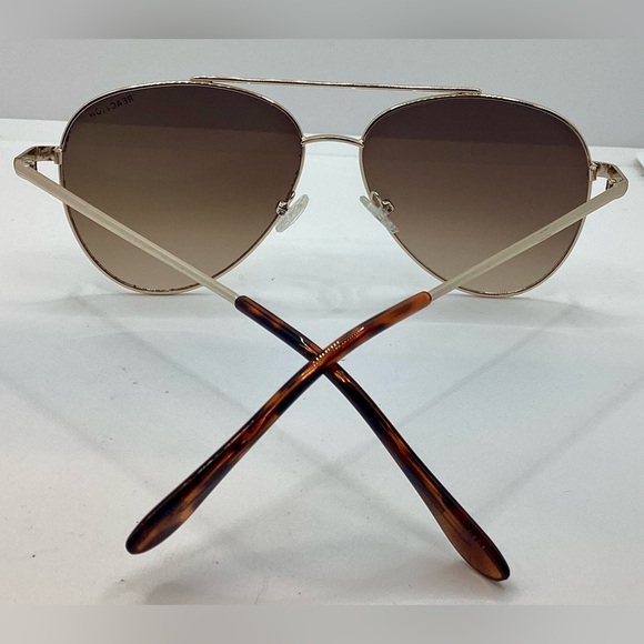 Kenneth Cole Reaction Women’s Aviator Sunglasses KC1386 gold trim - Picture 5 of 7